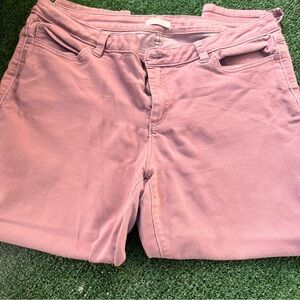 🆕 LC Lauren Conrad Mauve Skinny Crop Pants